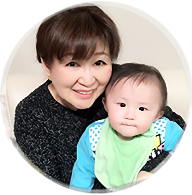 患者様とお孫さん